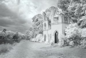 ruined abbey side