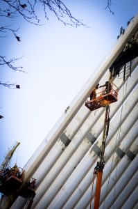 construction workers up high